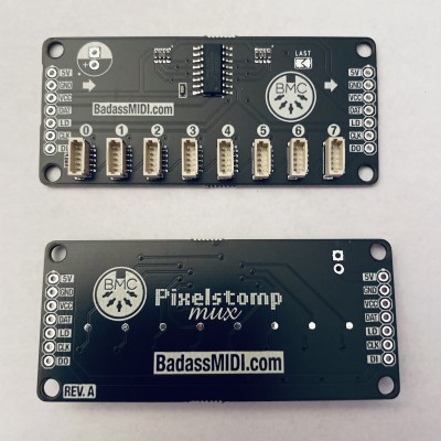 PixelStomp MUX Front and Back