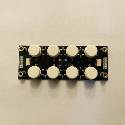 OCTOSWITCH  PCB with Caps on