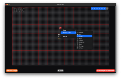 BMC Leds Layout Editing