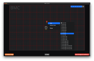 BMC Leds Layout Editing